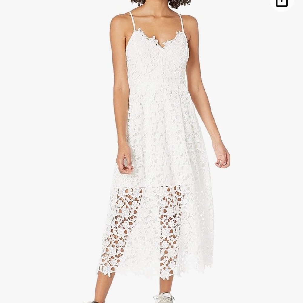 New with Tags ASTR the label Women's Lace A Line Midi Dress